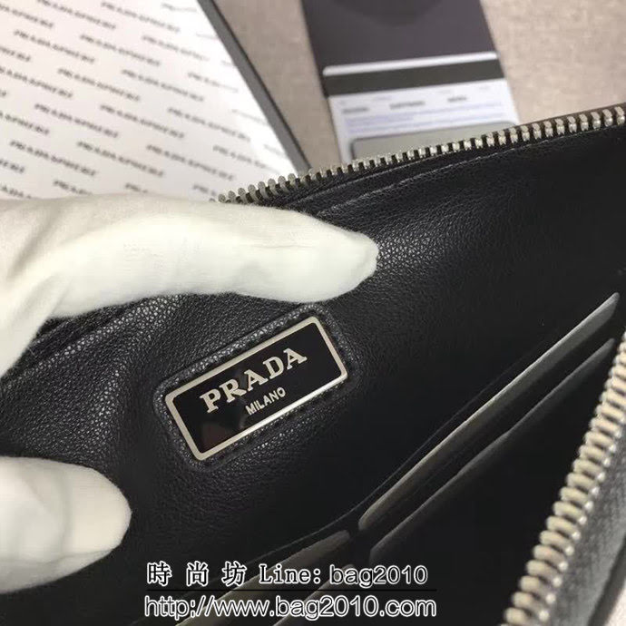 PRADA普拉達 官網同步 專櫃最新款式 男士手包 2NG05V DD1935